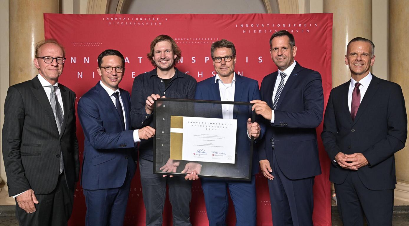 Das Team Altosens beim Innovationspreis Niedersachsen 2023.